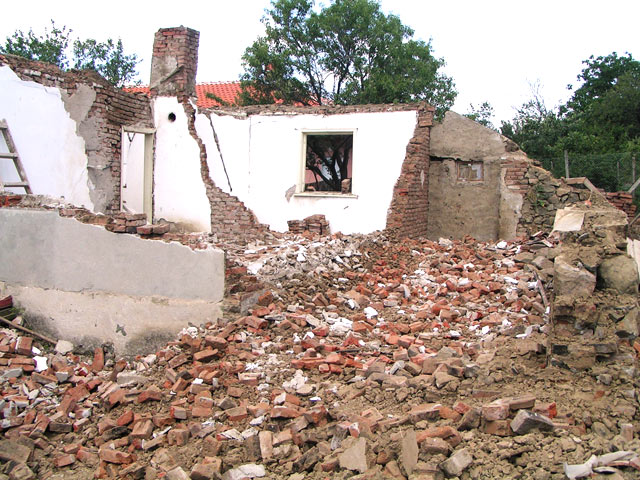 House in Bulgaria was not structurally sound and had to be demolished