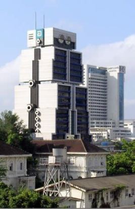 The robot building in Thailand