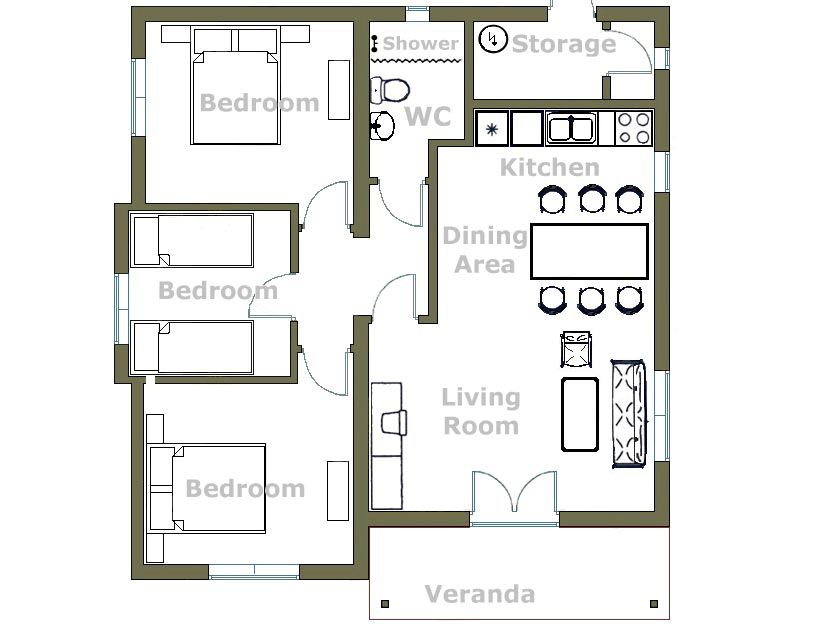 Floor Plan - Sunny Hills Villas